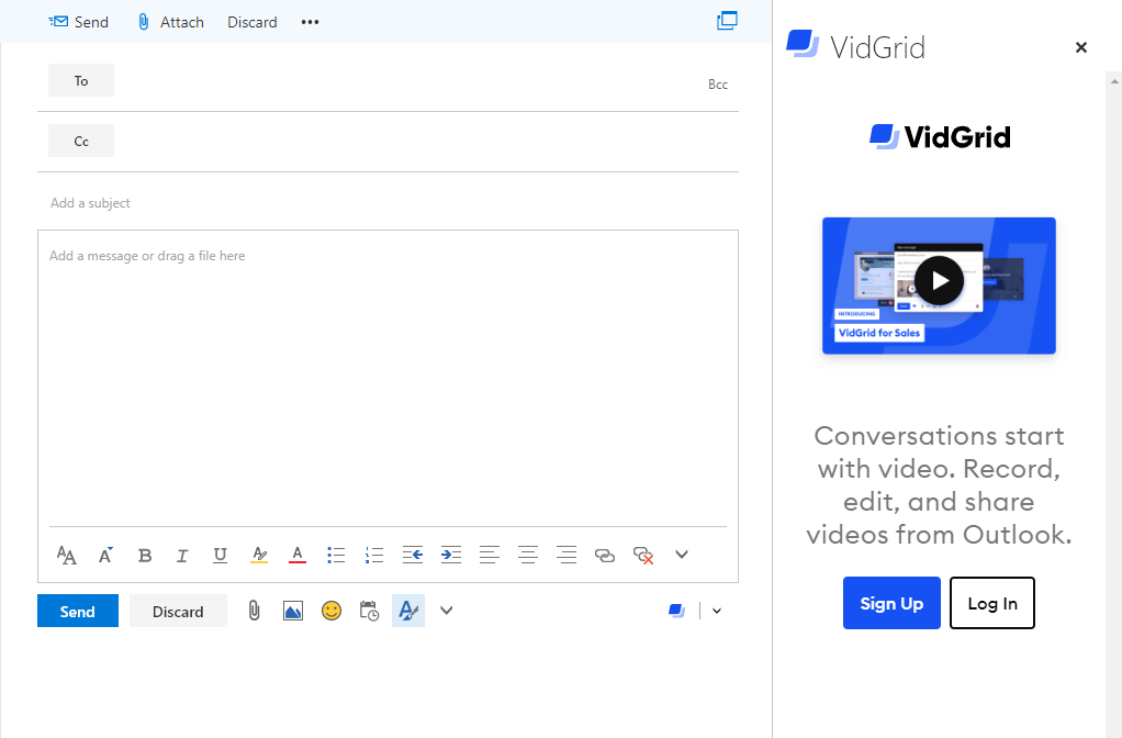 Send Videos in Emails with the Outlook Video Integration